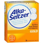 Alka-Seltzer Gold 36 Effervescent Tablets 