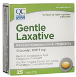 Quality Choice Gentle Laxative Bisacodyl 5mg- 25 Tablets 