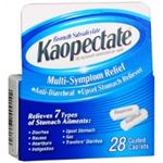 Kaopectate Multi-Symptom Relief 28 Coated Capsules 