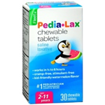 Fleet Pedia-Lax Saline Laxative 30 Chewable Tablets for Ages 2--11 