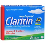 Claritin Non-Drowsy 30 Tablets 