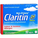 Claritin Non-Drowsy 10 Tablets 