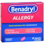 Benadryl Allergy 24 Tablets 