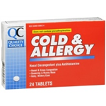 Quality Choice Allerfed Cold and Allergy 24 Tablets 