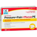 Quality Choice Pressure + Pain + Mucus PE 24 Caplets 