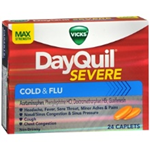 Vicks DayQuil Severe Cold and Flu 24 Caplets 