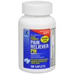 Quality Choice Pain Relief PM 100 Caplets 