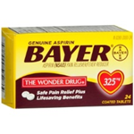 Bayer Aspirin 325mg Safety Coated 24 Tablets 