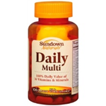 Sundown Naturals Daily Multi 100 Caplets 