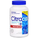 CITRACAL CALCIUM SUPPLEMENT 120 CAPLETS