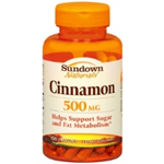 SUNDOWN CINNAMON 500 MG 100CAPSULES