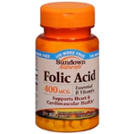 SUNDOWN FOLIC ACID 100 TABLETS