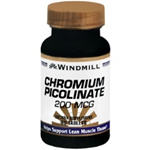 WINDMILL CHROMIUM PICOLINATE 60 TABLETS