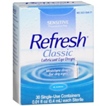 Refresh Classic Lubricant Eye Drops 30 Single-Use Containers 0.01 fl oz 