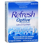 Refresh Optive Eye Drops 30 Single-Use Containers 0.01 fl oz 