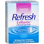 Refresh Celluvisc Eye Gel 30 Single-Use Containers 0.01 fl oz 