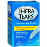 Thera Tears Lubricant Eye Drops 32 Single-Use Containers 0.65 fl oz 