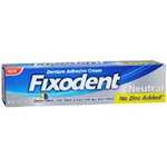 Fixodent Neutral No Zinc Added 2.4 oz