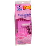 QC Ladies Twin Blade Plus Razors (2 Pk.)