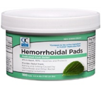 QC HEMORRHOIDAL PADS 100 PADS