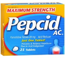 PEPCID ACID REDUCER 25 TABLETS