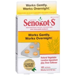 Senokot Natural Vegetable Laxative Plus Stool Softener 10 Tablets 