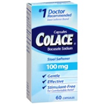 Colace Stool Softener 100 mg Capsules 60 capsules 