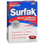 Surfak Stool Softener 30 Soft Gels